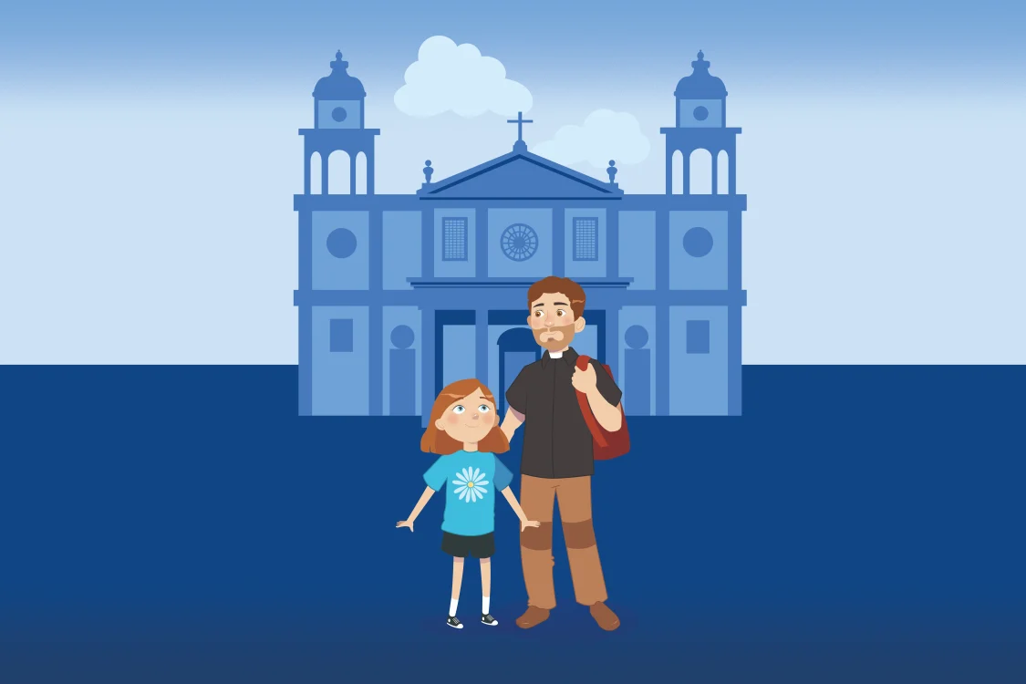 Ilustración audioguia infantil la laguna